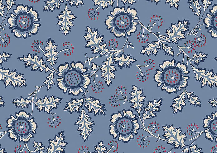 Land & Shore River (Blackout), Blue Red - Twist&Fit Roller Blind - Image 6